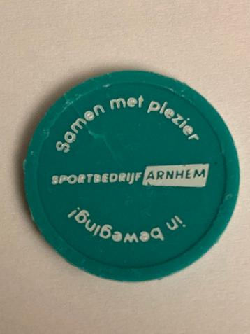 Kunststof winkelwagenmuntje Arnhem beschikbaar voor biedingen