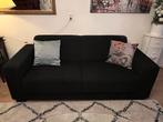 Te koop mooie zwarte stoffen 2,5 zits bank, Ophalen, 150 tot 200 cm, Tweepersoons, 75 tot 100 cm