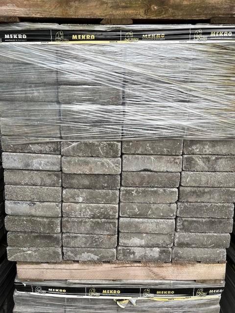 Partij dubbel klinkers  - 20x20x6cm - Grijs, Tuin en Terras, Tegels en Klinkers, Zo goed als nieuw, Klinkers, Beton, 10 m² of meer