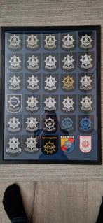 Gemeentepolitie patches in lijst, Verzamelen, Ophalen of Verzenden, Landmacht, Nederland, Embleem of Badge