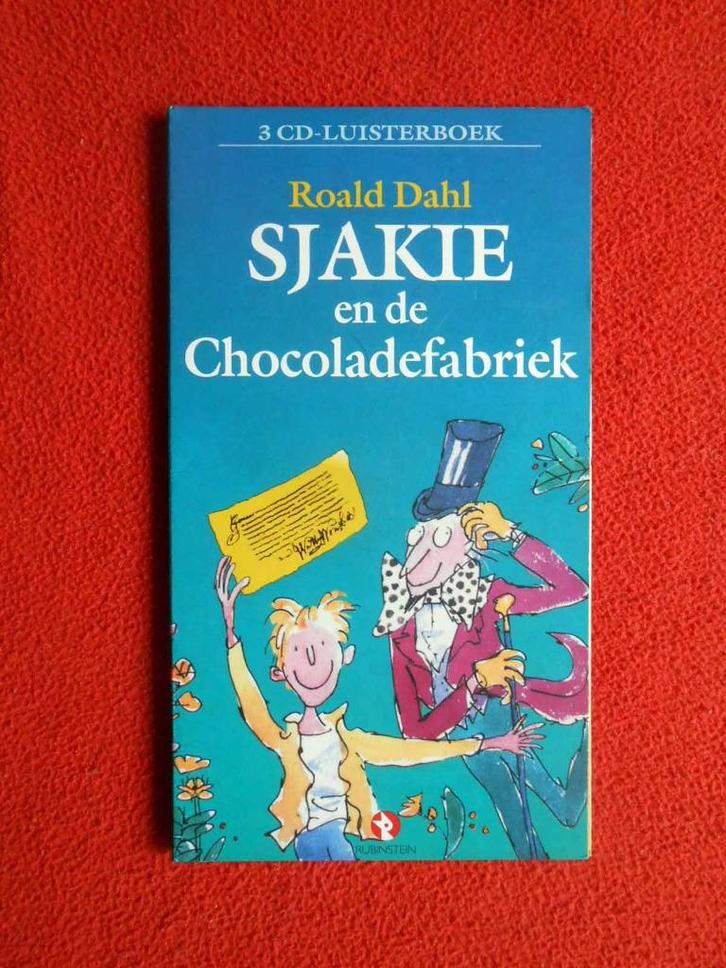 Luisterboek Roald Dahl: Sjakie en de Chocoladefabriek 3x CD, Boeken, Overige Boeken, Zo goed als nieuw, Ophalen of Verzenden