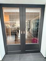 Ensuite deuren met glas in lood, Doe-het-zelf en Verbouw, Ophalen, 80 tot 100 cm, 215 cm of meer, Binnendeur