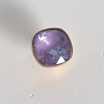 Goudkleurige Melano twisted circular purple 12mm beschikbaar voor biedingen