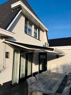 Zonnescherm 3.00x4.00m- Verano, Zwart TOPPER!, Tuin en Terras, Zonneschermen, Ophalen, Gebruikt, 250 cm tot 450 cm, Knikarmscherm