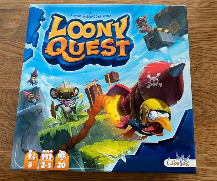 Loony Quest bord/tekenspel (Engelstalig), Hobby en Vrije tijd, Gezelschapsspellen | Bordspellen, Zo goed als nieuw, Ophalen of Verzenden