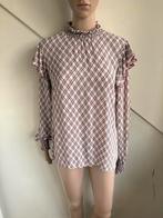 Studio Anneloes top blouse maat S offwhite rood geruit, Studio Anneloes, Ophalen of Verzenden, Zo goed als nieuw, Maat 36 (S)