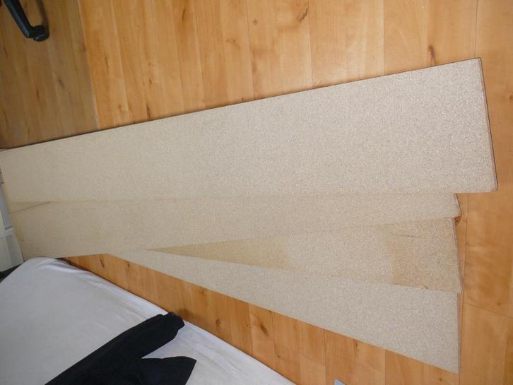 4 stroken spaanplaat 244 x bijna 26 x 1,2 cm, Doe-het-zelf en Verbouw, Platen en Panelen, Nieuw, Overige materialen, Minder dan 20 mm
