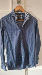 Stanley & Morgan Overhemd Maat S Slim Fit, Blauw, Halswijdte 38 (S) of kleiner, Ophalen of Verzenden, Zo goed als nieuw