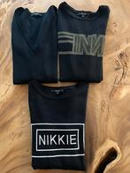 Nikkie Zwarte longsleeves, set van 3  - Maat S, Kleding | Dames, Ophalen of Verzenden, Zo goed als nieuw, Maat 36 (S), Zwart