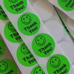 Sluitstickers thank you stickers smileys neon bedankt etiket, Hobby en Vrije tijd, Stickers en Plaatjes, Verzenden, Nieuw, Meerdere stickers