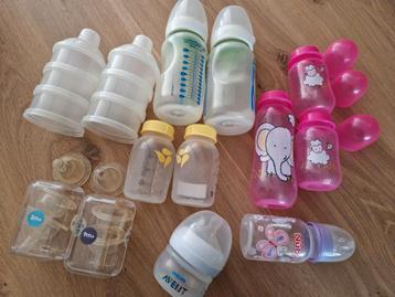 Diverse baby flessen oa dr brown's beschikbaar voor biedingen