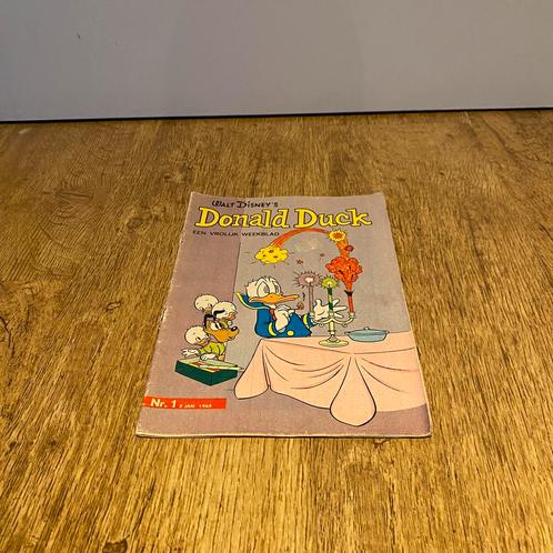 Donald Duck Weekblad Nr1 1965, Boeken, Stripboeken, Gelezen, Eén stripboek, Ophalen of Verzenden