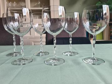 6 kristallen Opus wijnglazen van Christopher Stuart Crystal beschikbaar voor biedingen