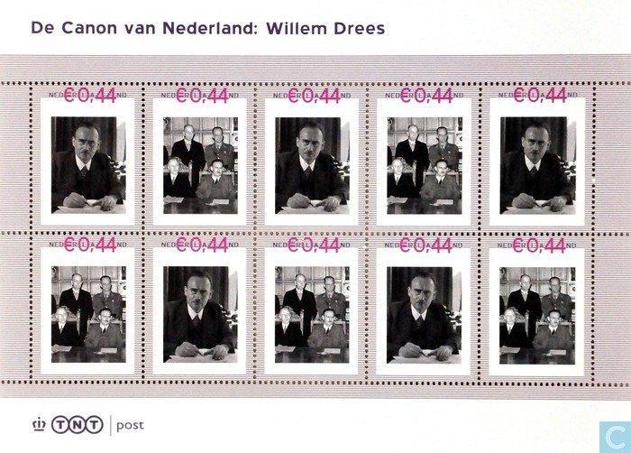 Canon van Nederland: Willem Drees, Postzegels en Munten, Postzegels | Nederland, Postfris, Na 1940, Ophalen of Verzenden