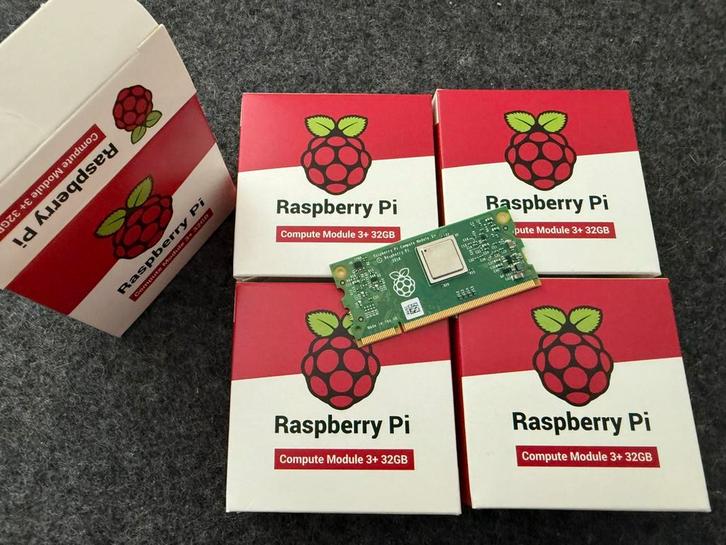Raspberry PI Compute Module 3+ 32gb, Hobby en Vrije tijd, Elektronica-componenten, Nieuw, Ophalen of Verzenden