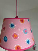 Roze kinderlamp met hartjes van Lief lifestyle, Ophalen of Verzenden, Gebruikt, Stof, Minder dan 50 cm