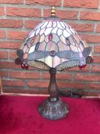 fraaie Tiffany lamp, handwerk, glas in lood, Ophalen of Verzenden, Zo goed als nieuw, Minder dan 50 cm, Tiffany
