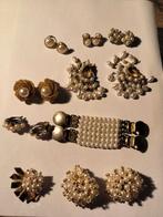 Lotje vintage clip oorbellen parels, Sieraden, Tassen en Uiterlijk, Overige materialen, Ophalen of Verzenden