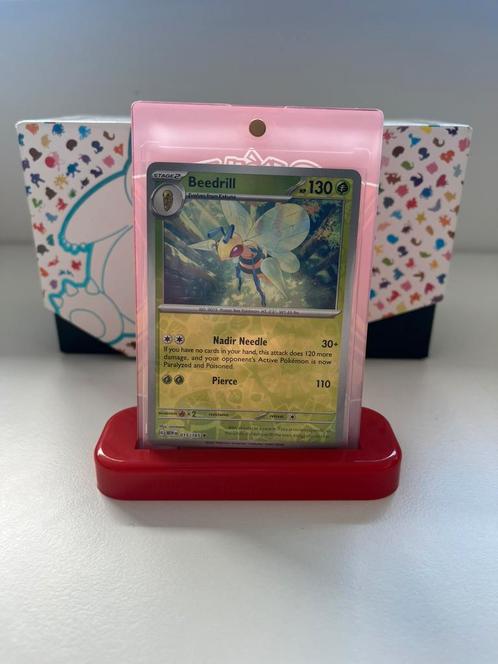 Beedrill reverse holo 151, Hobby en Vrije tijd, Verzamelkaartspellen | Pokémon, Zo goed als nieuw, Ophalen of Verzenden