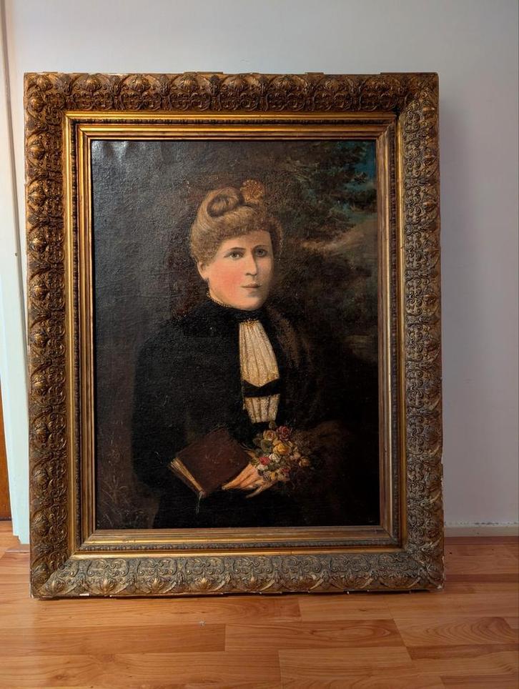 Olie schilderij op doek geschilderd door Camphuys, Antiek en Kunst, Kunst | Schilderijen | Klassiek, Ophalen