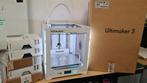 ULTIMAKER 3 + filament *** Heel weinig gebruikt (60 uur !!), Computers en Software, 3D Printers, Ingebouwde Wi-Fi, Ultimaker, Ophalen of Verzenden