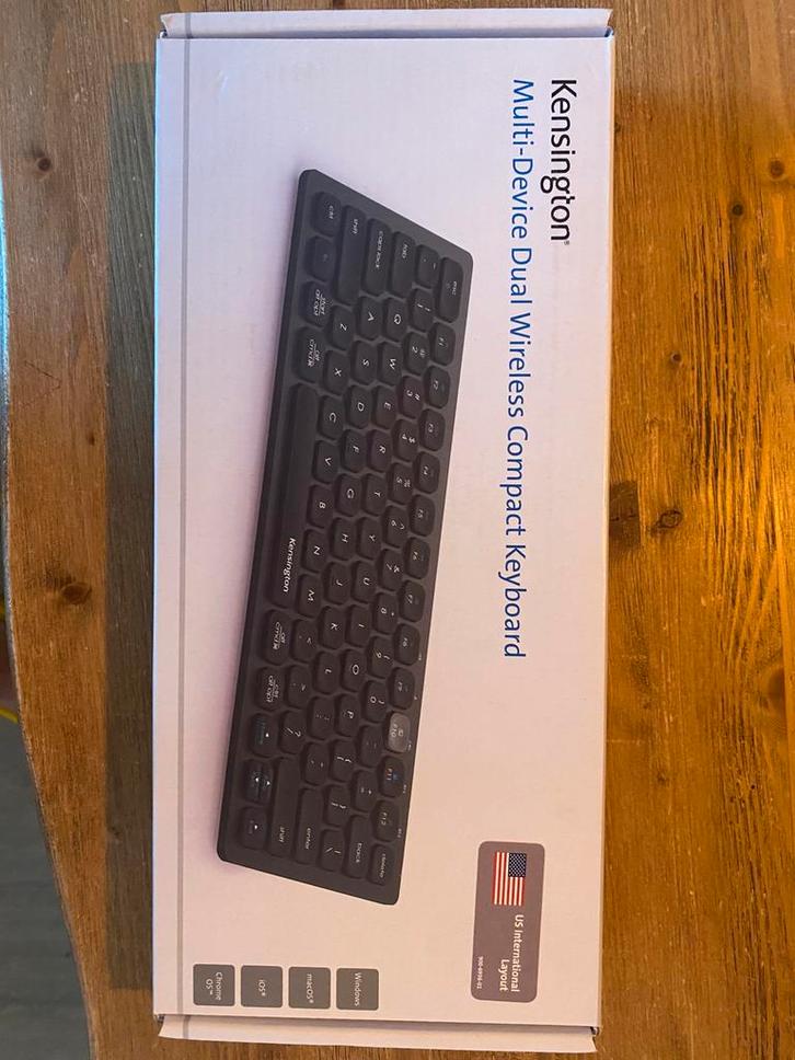 Kensington wireless ergonomic keyboard, Computers en Software, Toetsenborden, Nieuw, Qwerty, Ophalen