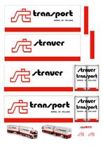 Vrachtauto decal 1:50 Straver transport Berkel ( type 3 ), Verzenden, Nieuw, Bus of Vrachtwagen, Overige merken