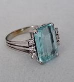 witgouden ring, Sieraden, Tassen en Uiterlijk, Antieke sieraden, Verzenden, Goud, Ring, Met edelsteen