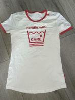 Br@nd shirt tshirt 158 164 off white rood, Gebruikt, Br@nd, Shirt of Longsleeve, Verzenden