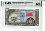 Western Samoa, 5 pounds ND1964, Postzegels en Munten, Bankbiljetten | Oceanië, Verzenden