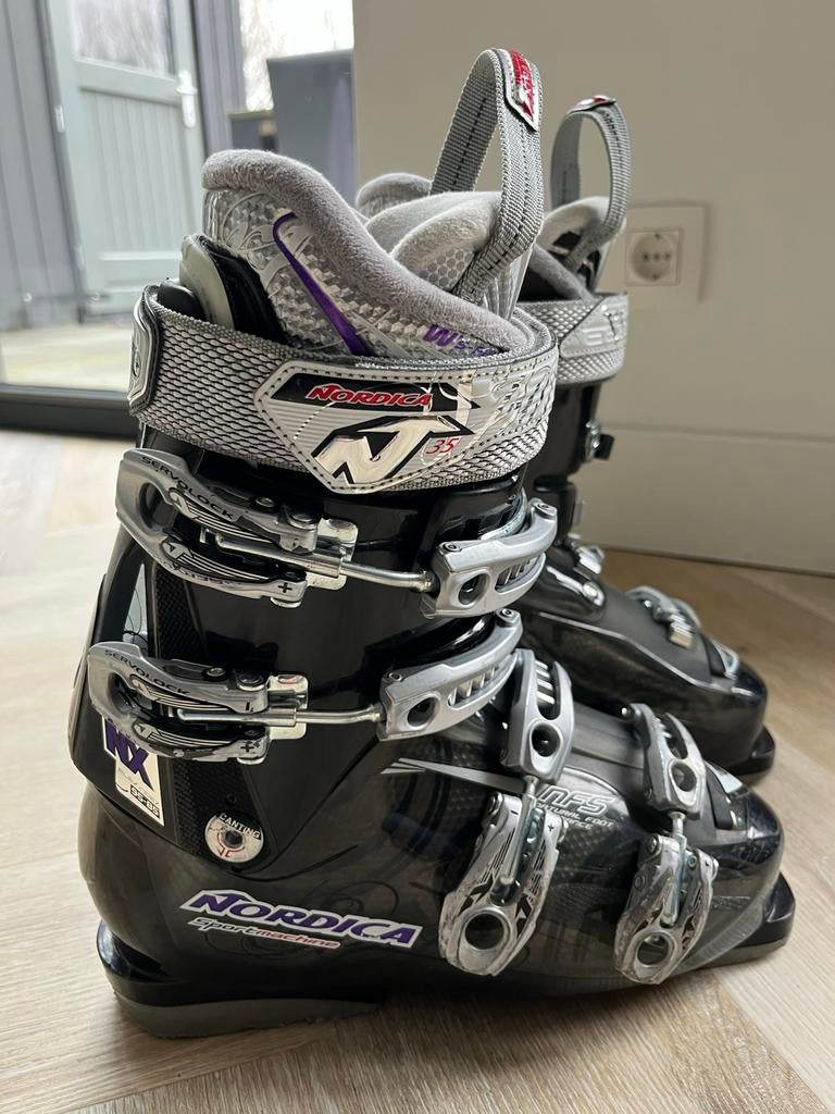 Nordica Sportmachine dames skischoenen maat 25-25.5 (39), Ophalen, 160 tot 180 cm, Gebruikt, Schoenen