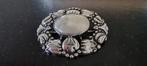 Zilveren vintage art nouveau broche  rasmus bjorn halvorsen, 4 tot 7 cm, Ophalen of Verzenden, Zo goed als nieuw, Met edelsteen