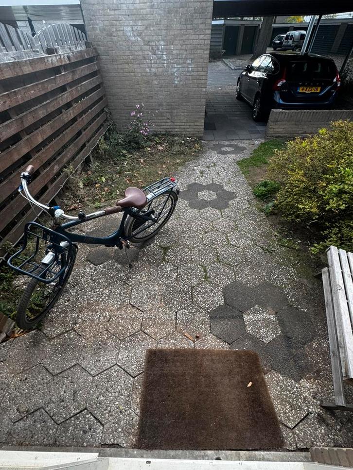 Hexagon tegels buiten 30 - 35 m2, Tuin en Terras, Tegels en Klinkers, Gebruikt, Terrastegels, Beton, 10 m² of meer, Ophalen