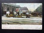 Ansichtkaart Alkmaar Kaasmarkt gelopen, Verzenden, Voor 1920, Gelopen, Noord-Holland