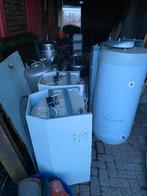 Partij rvs boilers 9x, Ophalen, Gebruikt