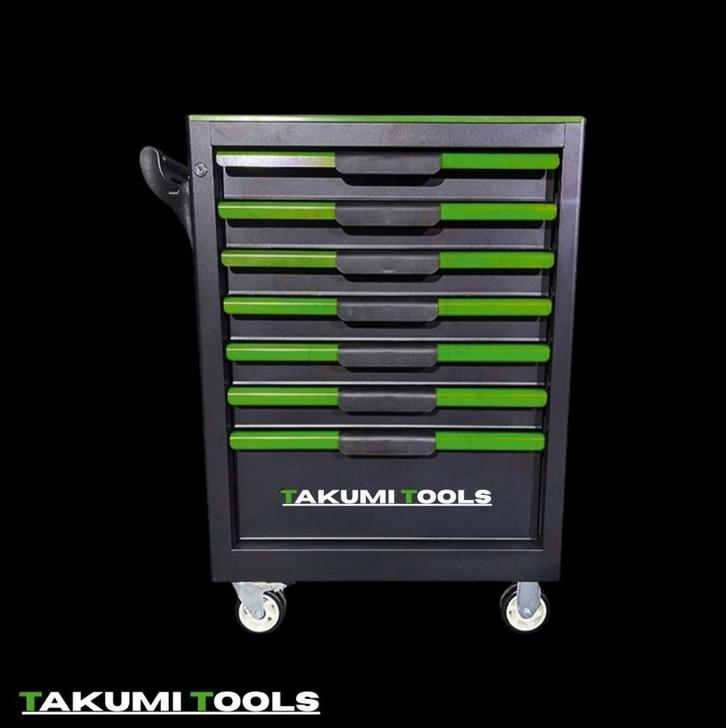 Takumi Tools Gereedschapswagen 7 Lades, Auto diversen, Autogereedschap, Nieuw, Ophalen of Verzenden