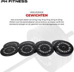 PH Fitness Bumper Plates 5KG Set – Rubber Schijven 50mm (2x), Nieuw, Ophalen of Verzenden, Info@phfitness.nl, Zurichstraat 20