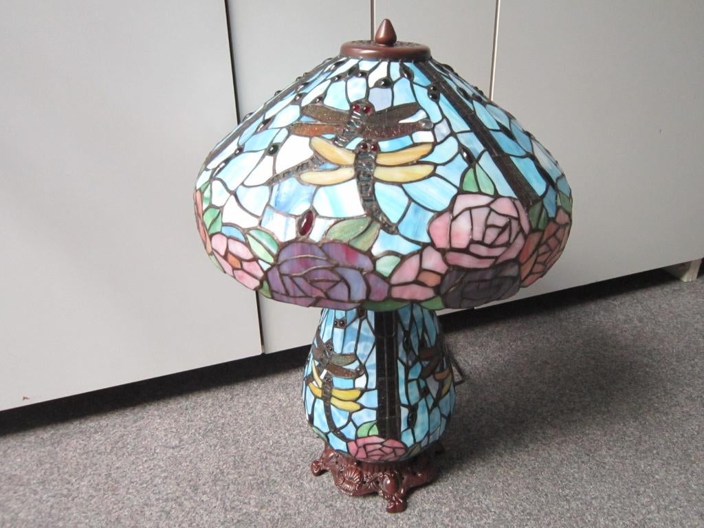 TIFFANY LAMP TAFELLAMP, Ophalen