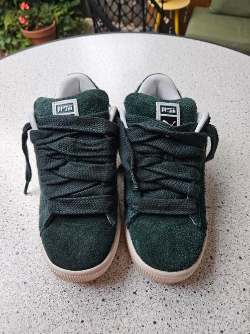 Puma schoenen Suede xl maat 40,5, Kleding | Dames, Schoenen, Zo goed als nieuw, Sneakers of Gympen, Groen, Ophalen of Verzenden