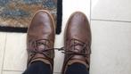 Halfhoge leren schoenen maat 40, Bruin, Boots, Nieuw, Ophalen of Verzenden