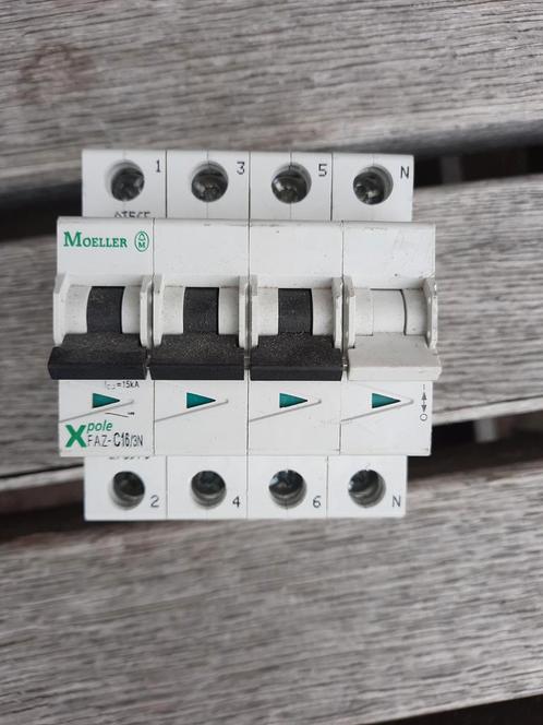 Moeller Xpole FAZ-C16/3N Krachtgroep Automaat, Hobby en Vrije tijd, Elektronica-componenten, Gebruikt, Ophalen of Verzenden