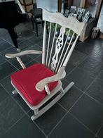 Oma’s schommelstoel te koop in zeer goede staat., Huis en Inrichting, Stoelen, Ophalen, Bruin, Zo goed als nieuw, Eén