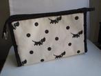 Takkie Toilettas~Make-up tasje~Katoen~Tasje~Make up of, Sieraden, Tassen en Uiterlijk, Ophalen of Verzenden, Gebruikt, Overige kleuren