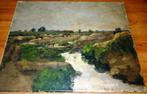 Olieverf - 1950 - Stephan Kip - Grond Weg en Waterbouw, Antiek en Kunst, Ophalen