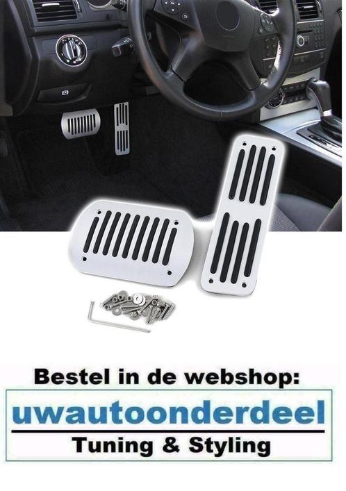 Aluminium Sport Pedalen Geschikt Voor Mercedes C Klasse W204, Auto diversen, Tuning en Styling, Verzenden