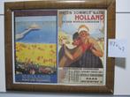 Vintage poster Nederlandse Spoorwegen "Holland", Verzamelen, Posters, Met lijst, Ophalen of Verzenden, A1 t/m A3, Reclame