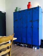 Blauwe industriele lockerkast, Huis en Inrichting, Kasten | Lockerkasten, Ophalen, Gebruikt, Industrieel