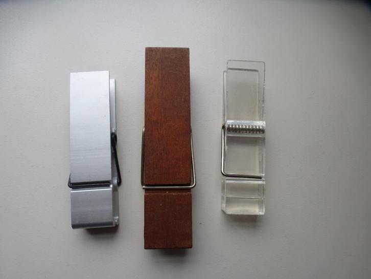 3 EXTRA GROTE WASKNIJPERS, Antiek en Kunst, Curiosa en Brocante, Verzenden