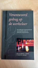 F.M.L. Leerssen - Verantwoord gedrag op de werkvloer, Ophalen of Verzenden, Zo goed als nieuw, F.M.L. Leerssen; M.J. Verkerk
