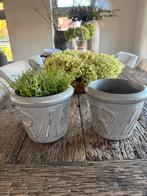 Riviera Maison  potten, Tuin en Terras, Bloempotten, Rond, Ophalen of Verzenden, Zo goed als nieuw, Aardewerk